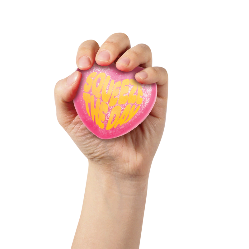 NeeDoh Good Vibes Only - Sensory Squishy Hearts with Positive Sayings